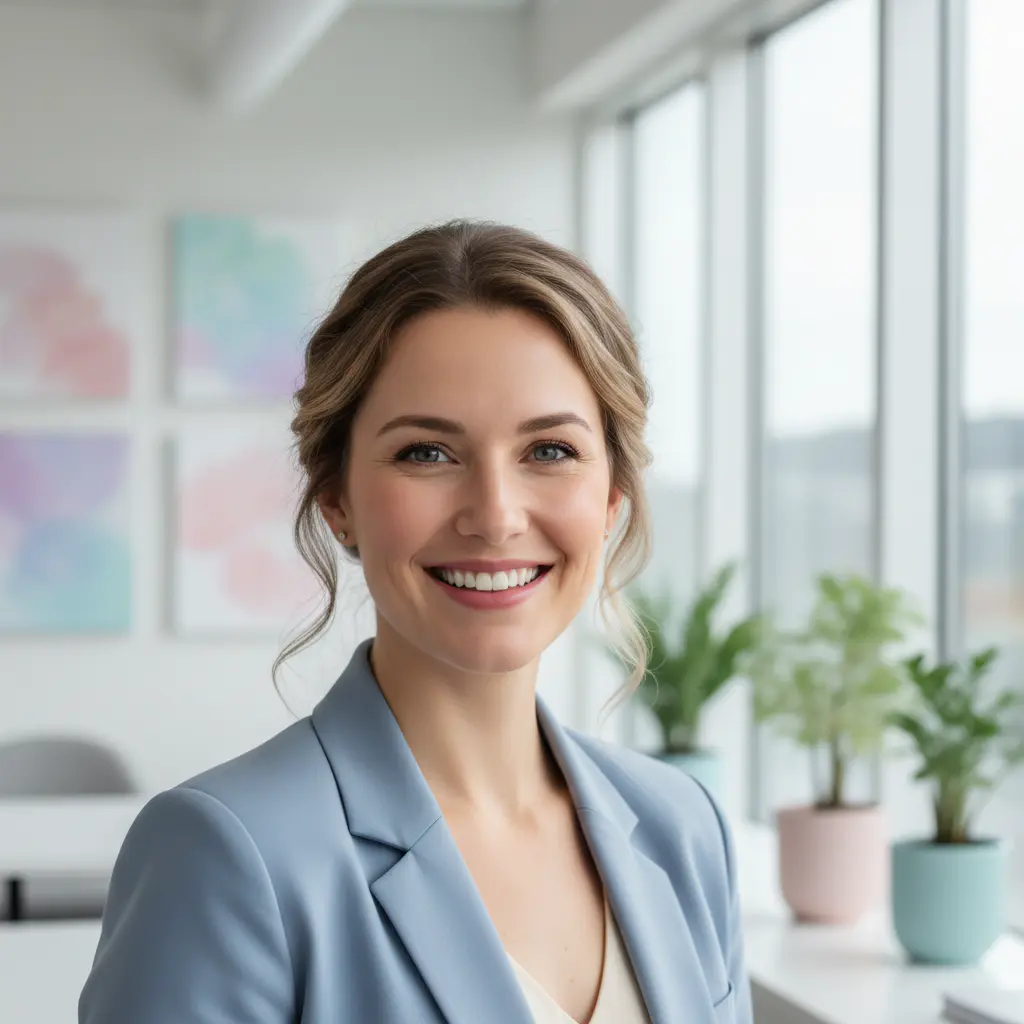 Team member smiling